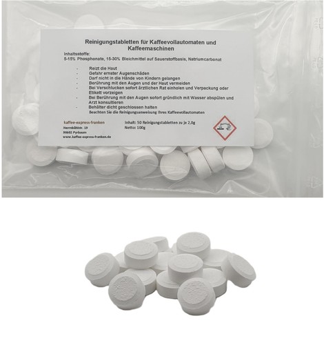 Reinigungstabletten pass - 50,