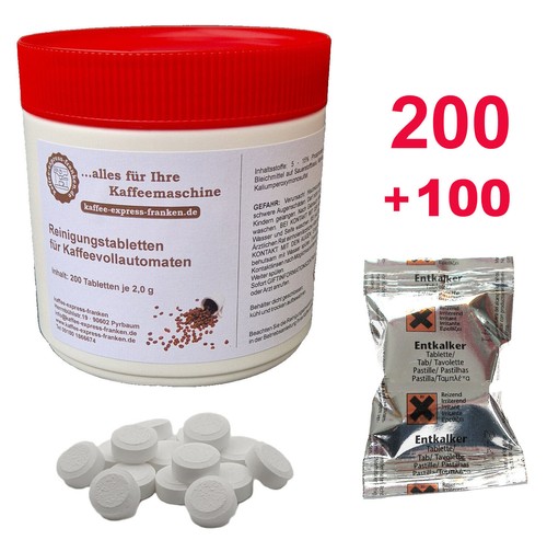 200 reinigungstabletten 100 - 200, reinigungstabletten+100