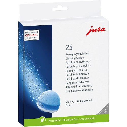 Jura reinigungstabletten 25er - reinigungstabletten,