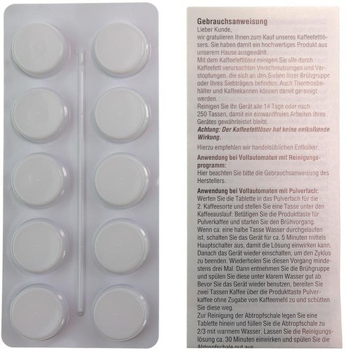 10x reinigungstabletten - 10x,